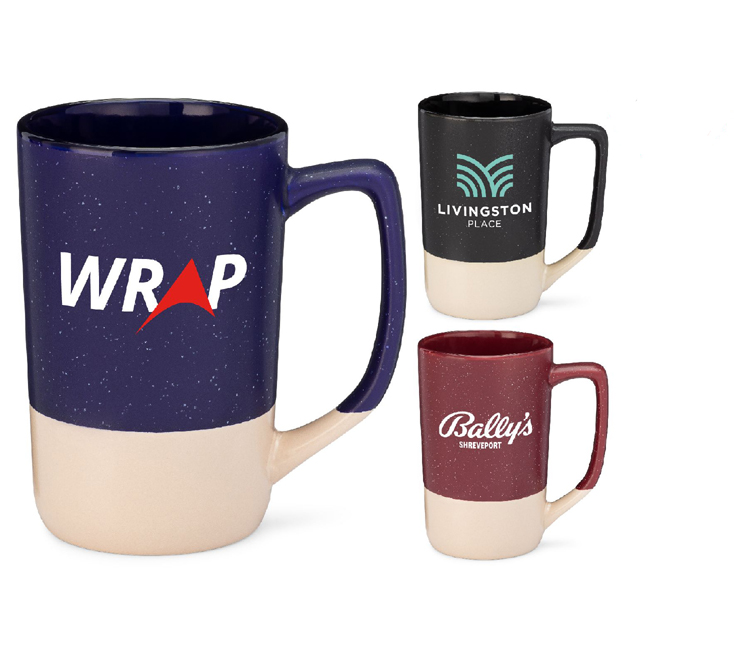The Forester 16 Oz. Two-Tone Ceramic Mug - 2.5" W x 2" H